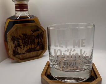 Gepersonaliseerd whiskyglas - Op maat gegraveerd whiskyglas met naam of monogram, jubileumcadeau