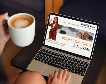 Workplace Wellness eBook | Easy Exercises | PDF Download | Productivity Guide for Working Women | Printable eBook