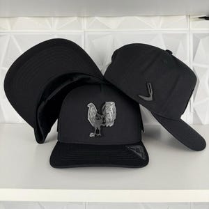 Gallo black plate SnapBack hat-black Premium Quality Snapback Hat for Men