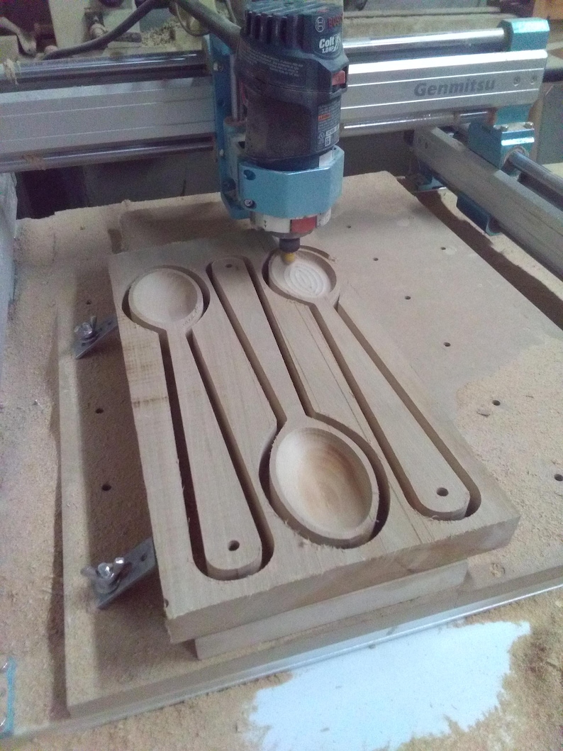 Spoon Gcode Cnc Files for Cnc Machine [ Cnc Projects [ Cnc Gifts [ Cnc ...