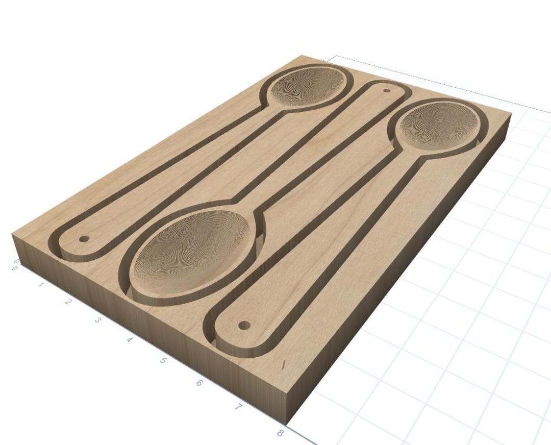 Spoon Router Bit Spoon Gcode Files for CNC Router, Easy One-side Cut Toolpath - Etsy UK