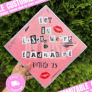 Mean Girls Graduation Cap Topper – Handmade Quote Decor