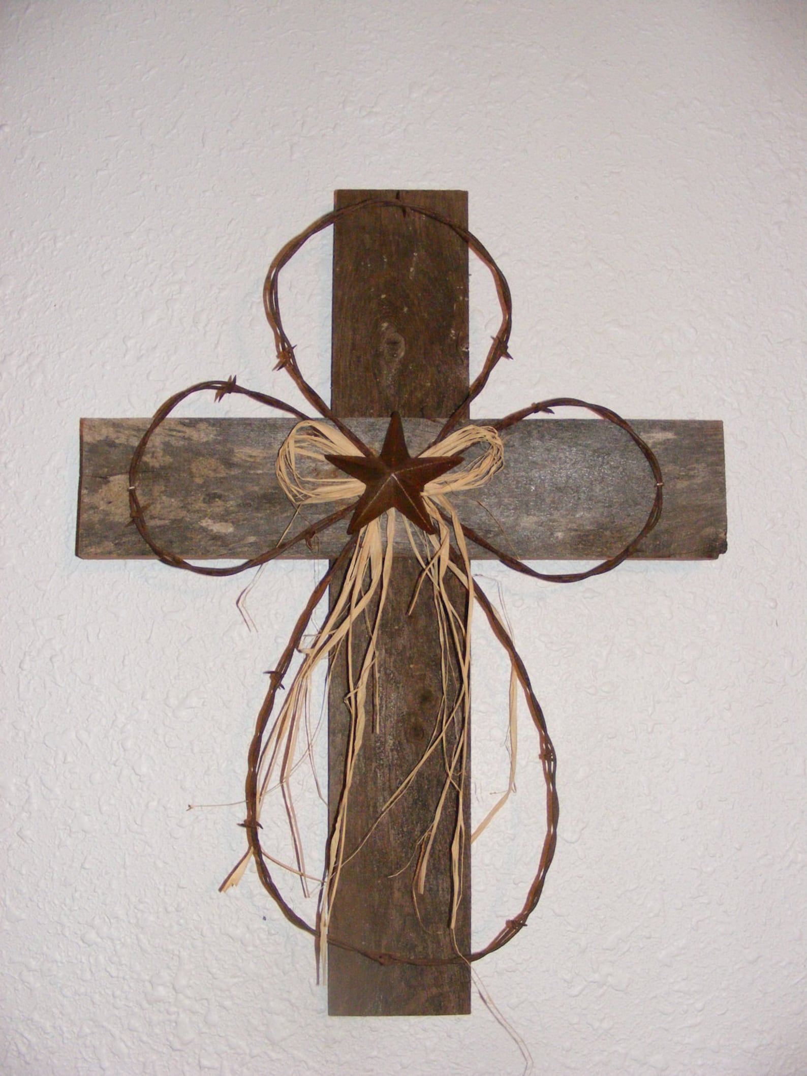 Rustic Wood Cross Etsy