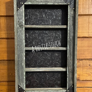 Belt Buckle Display Case - holds 8 buckles-chocolate