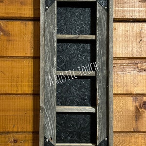 Belt Buckle Display Case - Holds 4 buckles - Black
