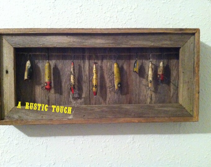 Fishing Lure Display Case Etsy