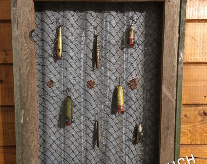 Fishing Lure Display Case Etsy