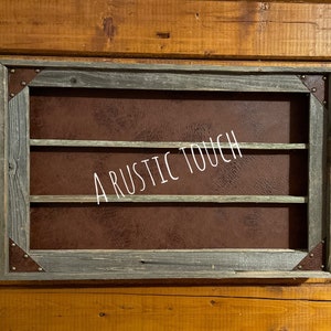 Belt Buckle Display Case - holds 15 buckles-Saddle