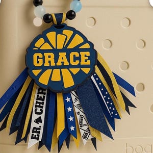 Personalized Sports Bag Tag | Custom Name Keychain | Team Gift | Bogg Bag Accessory image 7