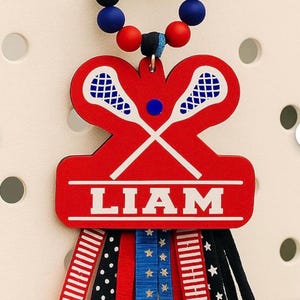 Personalized Sports Bag Tag | Custom Name Keychain | Team Gift | Bogg Bag Accessory image 9