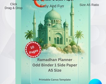 Ramadhan Planner Printable | Day Tracker | Weekly | Daily | Goals | Meal Plan | Tarawih | Last 10 Days | Laylatul Qadr | Eid Prep | MyNotes