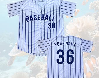 Personalized Baseball Jersey: Custom Team Name, Number, Stitched Design