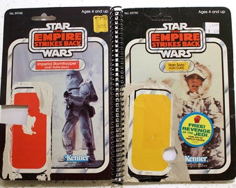 Han Solo and Imperial Snowtrooper Recycled Vintage Star Wars ESB Notebook