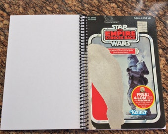 Imperial Snowtrooper Recycled Original Vintage Star Wars Notebook/Journal