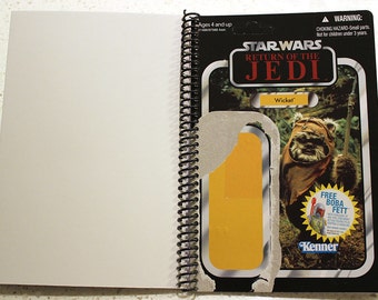 Wicket Recycled Vintage Style Star Wars ROTJ Notebook/Journal