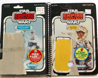 Hoth Han Solo and Luke Skywalker Recycled Vintage Star Wars ESB Notebook