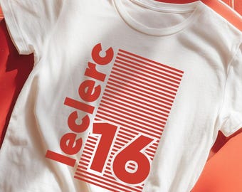 Charles Leclerc Ferrari F1 T-Shirt: Vintage Racing Graphic Tee