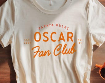 Oscar Piastri McLaren F1 Tee: Papaya Racing Graphic Shirt