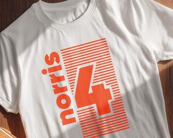 Lando Norris McLaren F1 Racing Graphic Tee: Formula One Fan Apparel