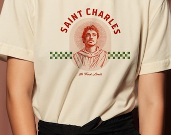 Saint Charles Portrait Tee: Soft Cotton Unisex T-Shirt