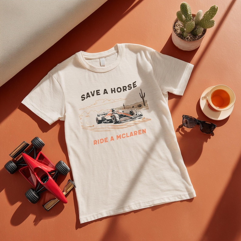 McLaren Formula 1 T-Shirt: Lando Norris & Oscar Piastri, Unisex F1 Merch image 3