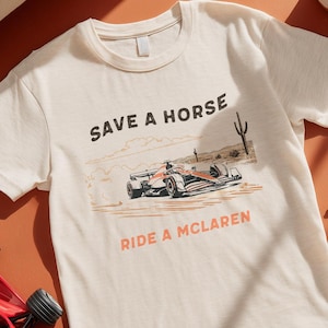 McLaren Formula 1 T-Shirt: Lando Norris & Oscar Piastri, Unisex F1 Merch