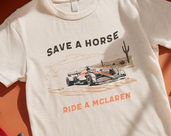 McLaren Formula 1 T-Shirt: Lando Norris & Oscar Piastri, Unisex F1 Merch