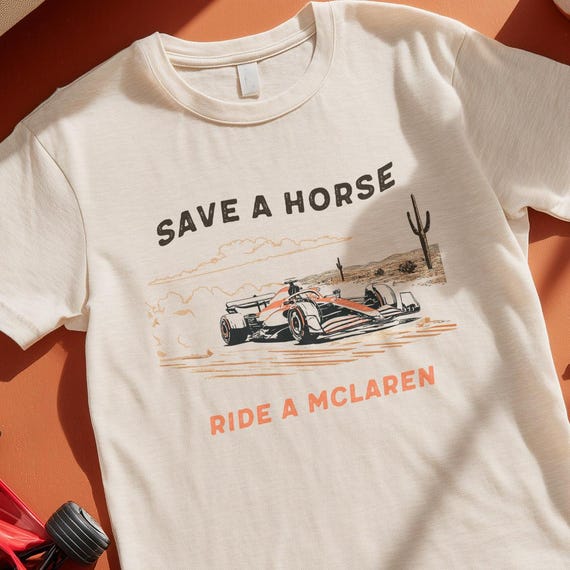 McLaren Formula 1 T-Shirt: Lando Norris & Oscar Piastri, Unisex F1 Merch