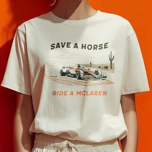McLaren Formula 1 T-Shirt: Lando Norris & Oscar Piastri, Unisex F1 Merch image 2