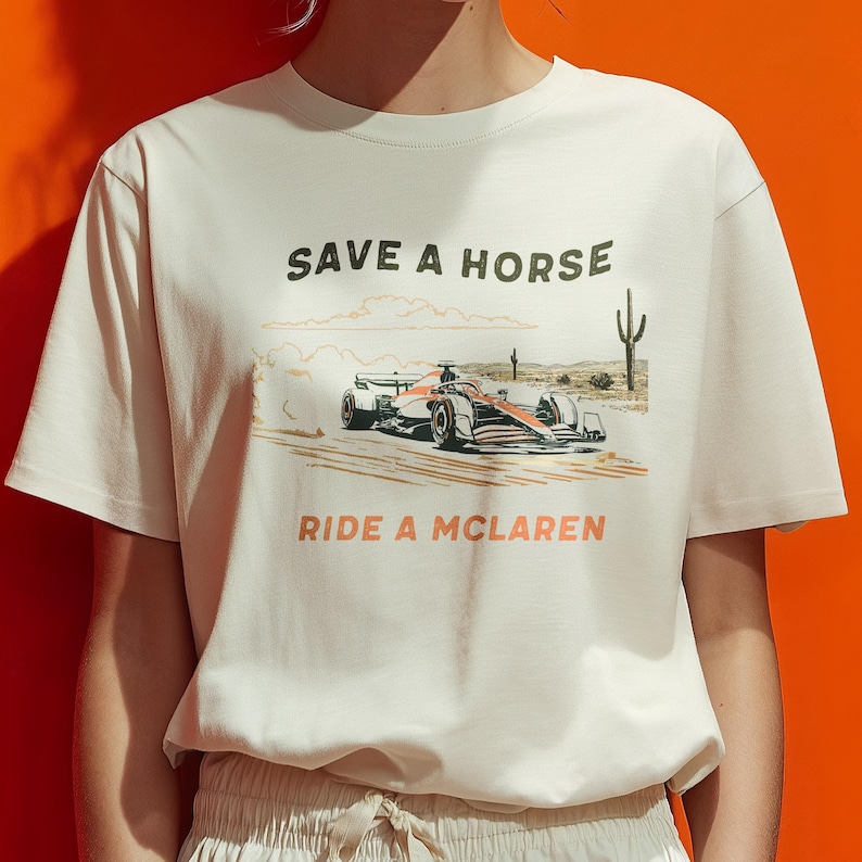 McLaren Formula 1 T-Shirt: Lando Norris & Oscar Piastri, Unisex F1 Merch image 2