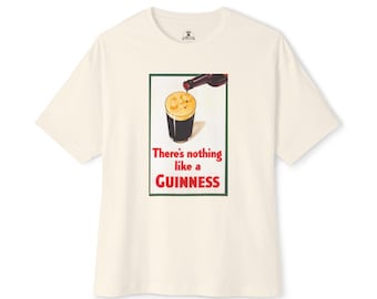 Vintage Guinness Oversized Tee, Relaxed Fit Graphic Shirt, Stylish Casual Wear, Beer Lover Gift, Unisex Tee for Celebrations