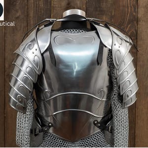 Wearable Medieval Knight Armor Suit: Steel & Chainmail - LARP Cosplay