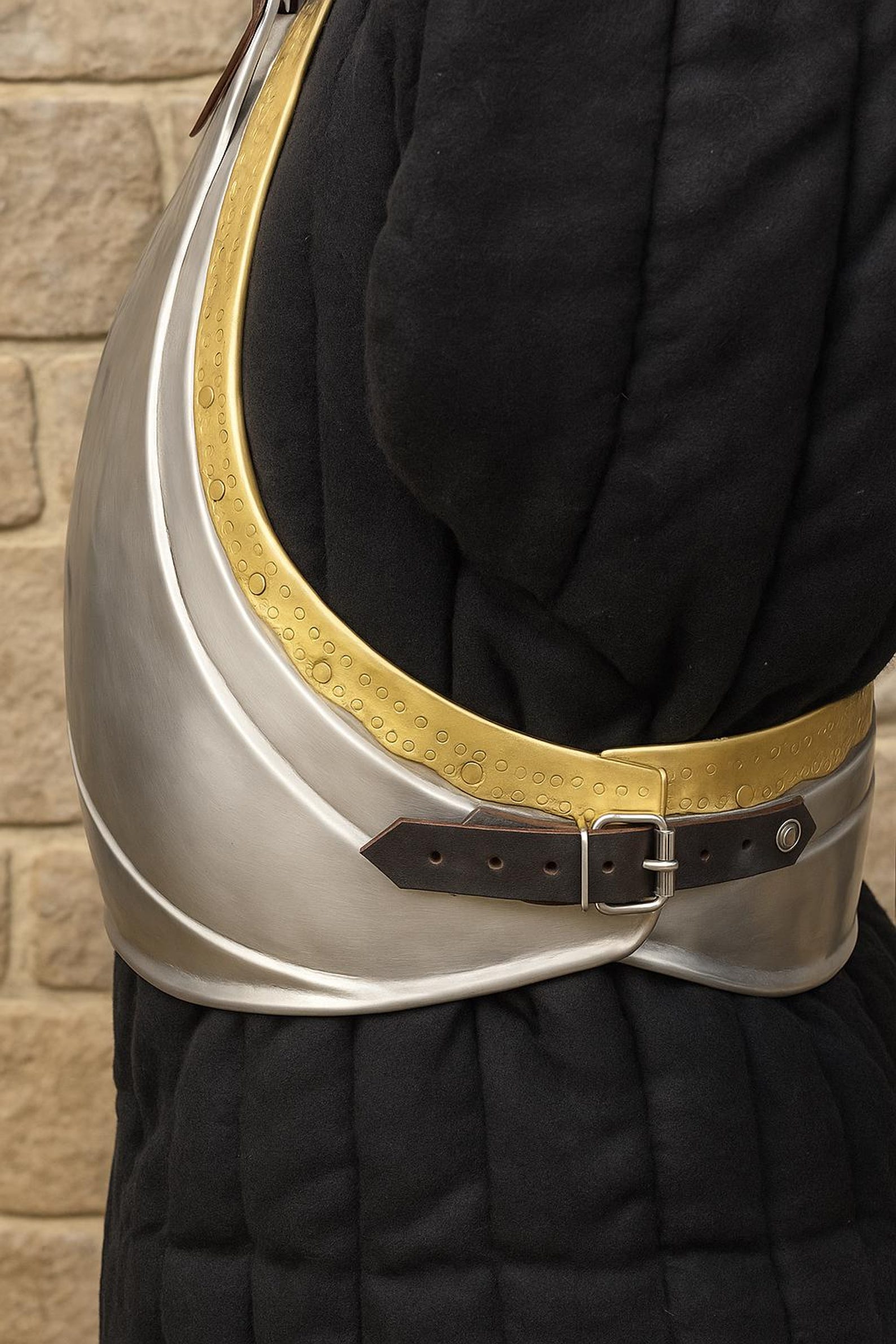 Medieval Cuirass Armor – Steel Breastplate & Backplate With Brass Trim ...