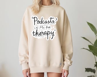 Sudadera con cita divertida sobre podcasts: un regalo acogedor para los amantes de los podcasts