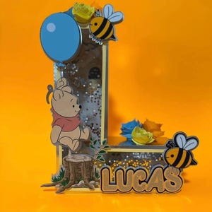 3D Winnie Pooh Letter