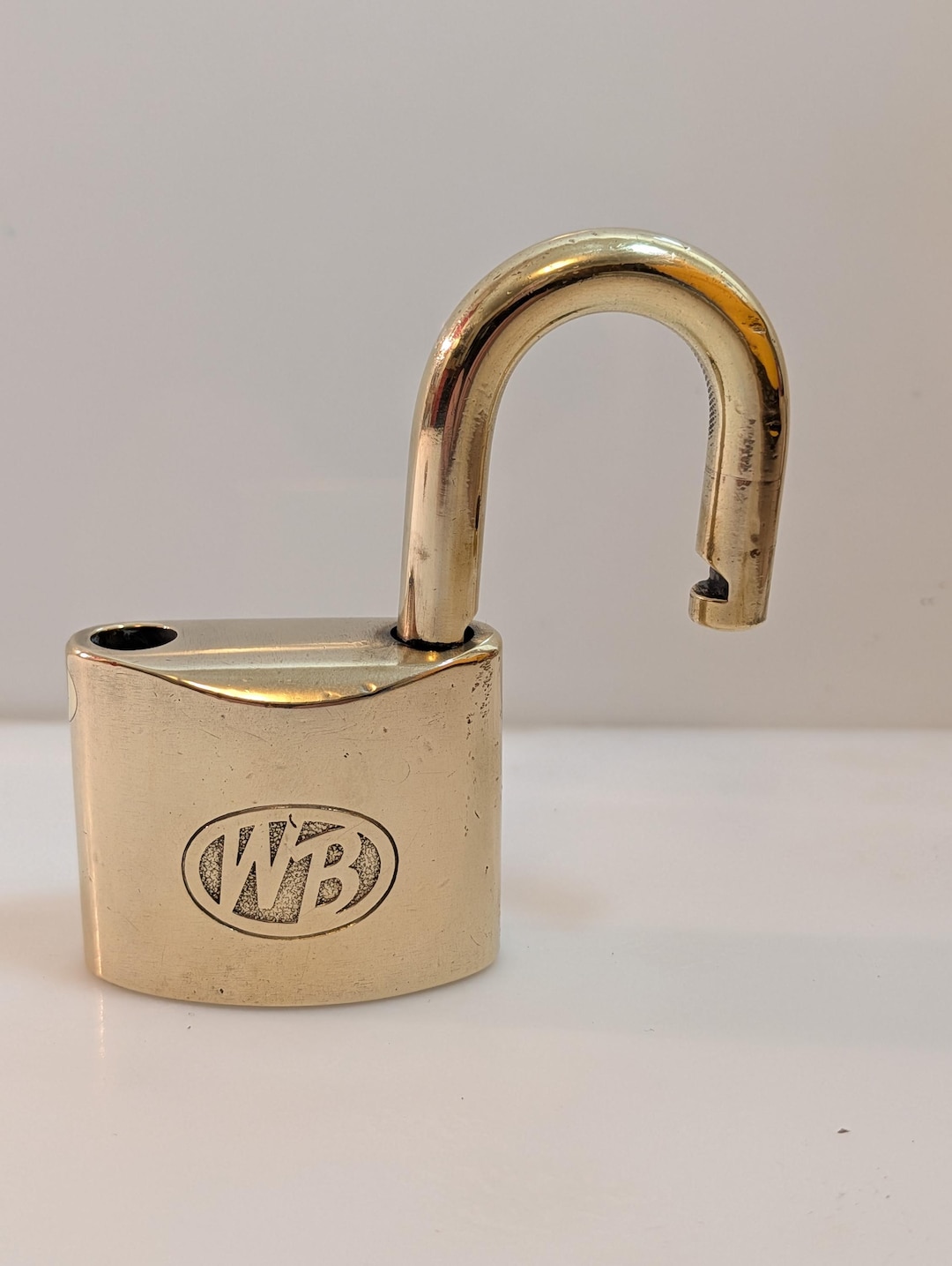 Wilson Bohannan Brass Padlock With Keys - Railroad Collectible - Etsy