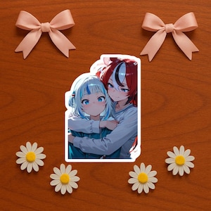 Gawr Gura - Hakos Baelz Sticker, VTuber Sticker, Anime Sticker