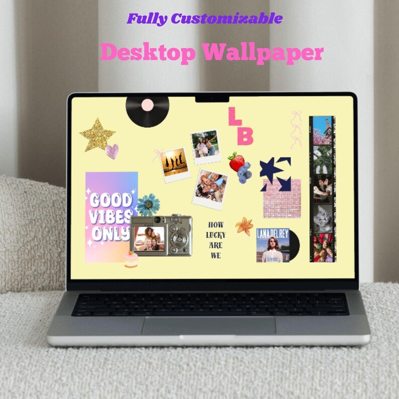 MacBook Wallpaper | Laptop Wallpaper | Desktop Background | Editable ...