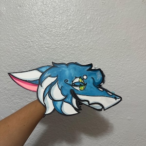 Paper Dragon Puppet Cardstock Dragon Puppet