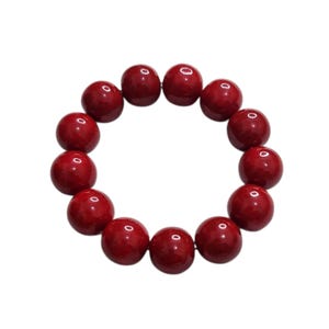 Natural Red Coral Bracelet