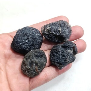 Conjunto de Tectita Agni Manitite: Pérola Natural do Fogo Divino, Java, Indonésia, 79 g