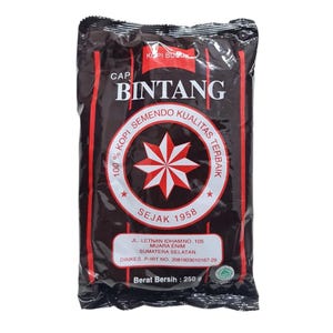 Indonesische gemalen koffie Bintang Zuid-Sumatra koffie 250g