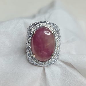 Certified!!Unheated 15.55 CT Ruby Alpaca Mixed Metal Mens Ring No Heat Madagascar Ruby
