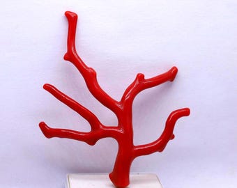 New Arrivals!! Amazing Great 100% Natural Italian Red Coral Branch Cabochon Gemstone, AAA+ Quality Coral Polished Stick Raw Well Polished