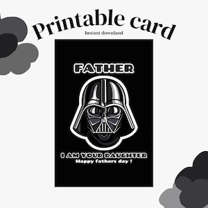 Carte de la fête des pères de Star Wars