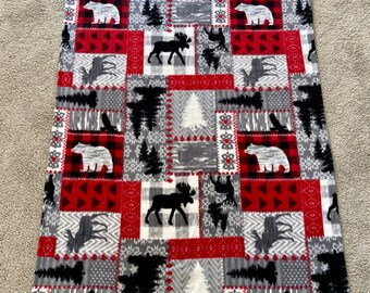 Eggplant and Dusty Copper Patchwork Quilt Queen XL Choose YOUR finish