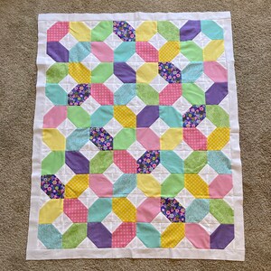Eggplant and Dusty Copper Patchwork Quilt Queen XL Choose YOUR finish