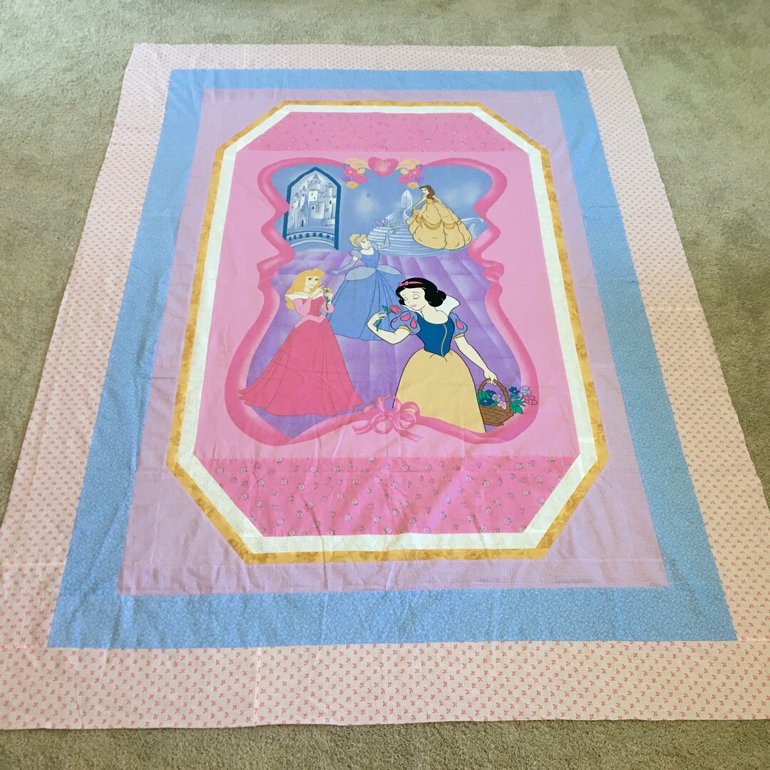 TWIN Disney Princesses Quilt - Etsy