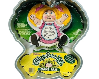 Vintage Wilton Cabbage Patch Kinder DPK Kuchen Backform mit Einsatz 1984