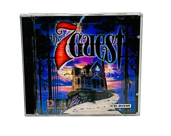 Manual del juego de terror clásico The 7th Guest (PC, Windows 95/98, CD-ROM, 2 discos)
